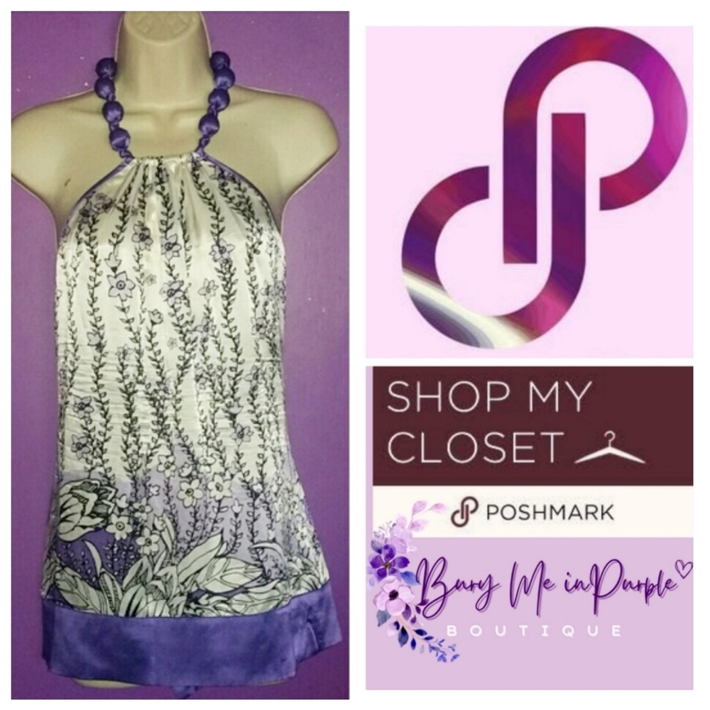 SILK HALTER TOP